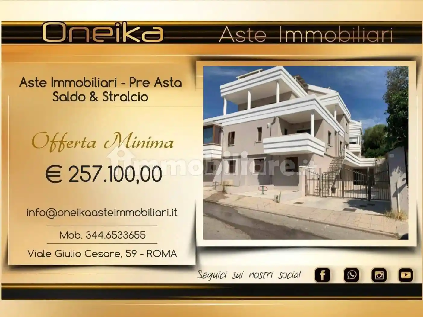 Appartamento in vendita a Olbia