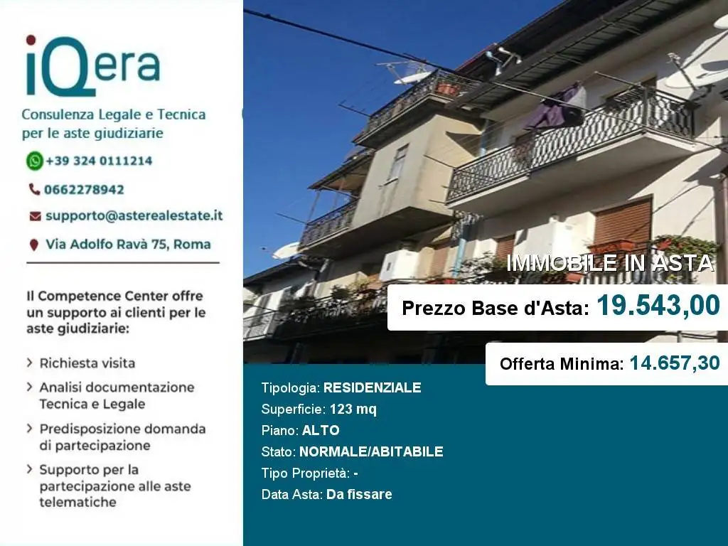 Appartamento in asta a Giffone