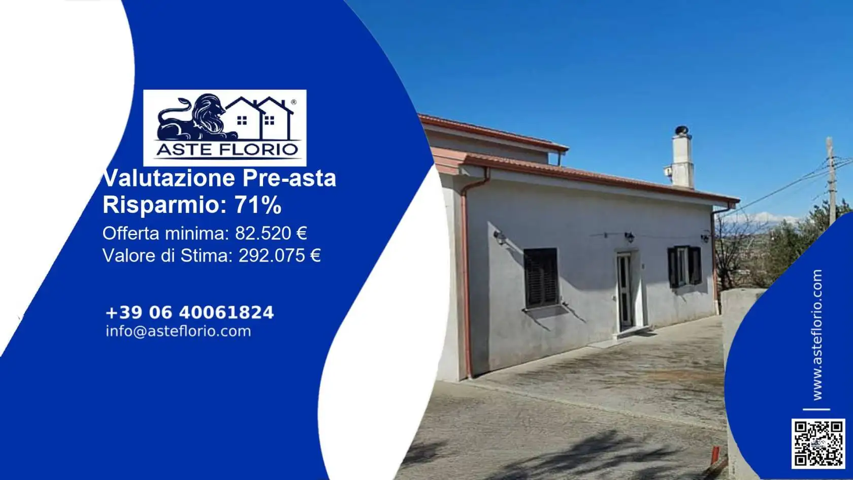 Villetta a schiera in asta a Lattarico