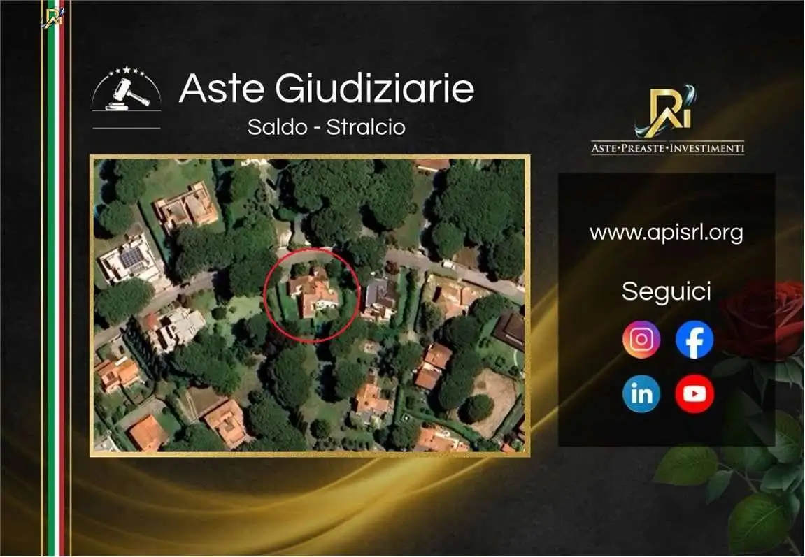 Villa in asta a Tarquinia