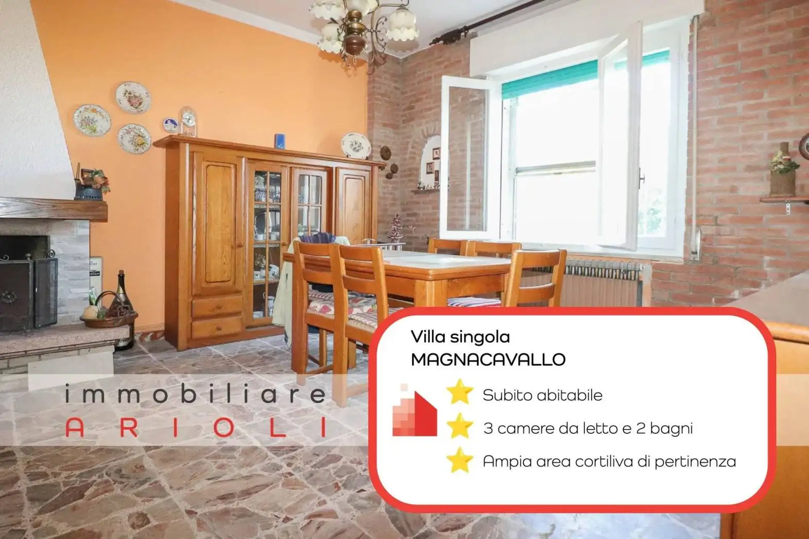 Villa in vendita a Magnacavallo