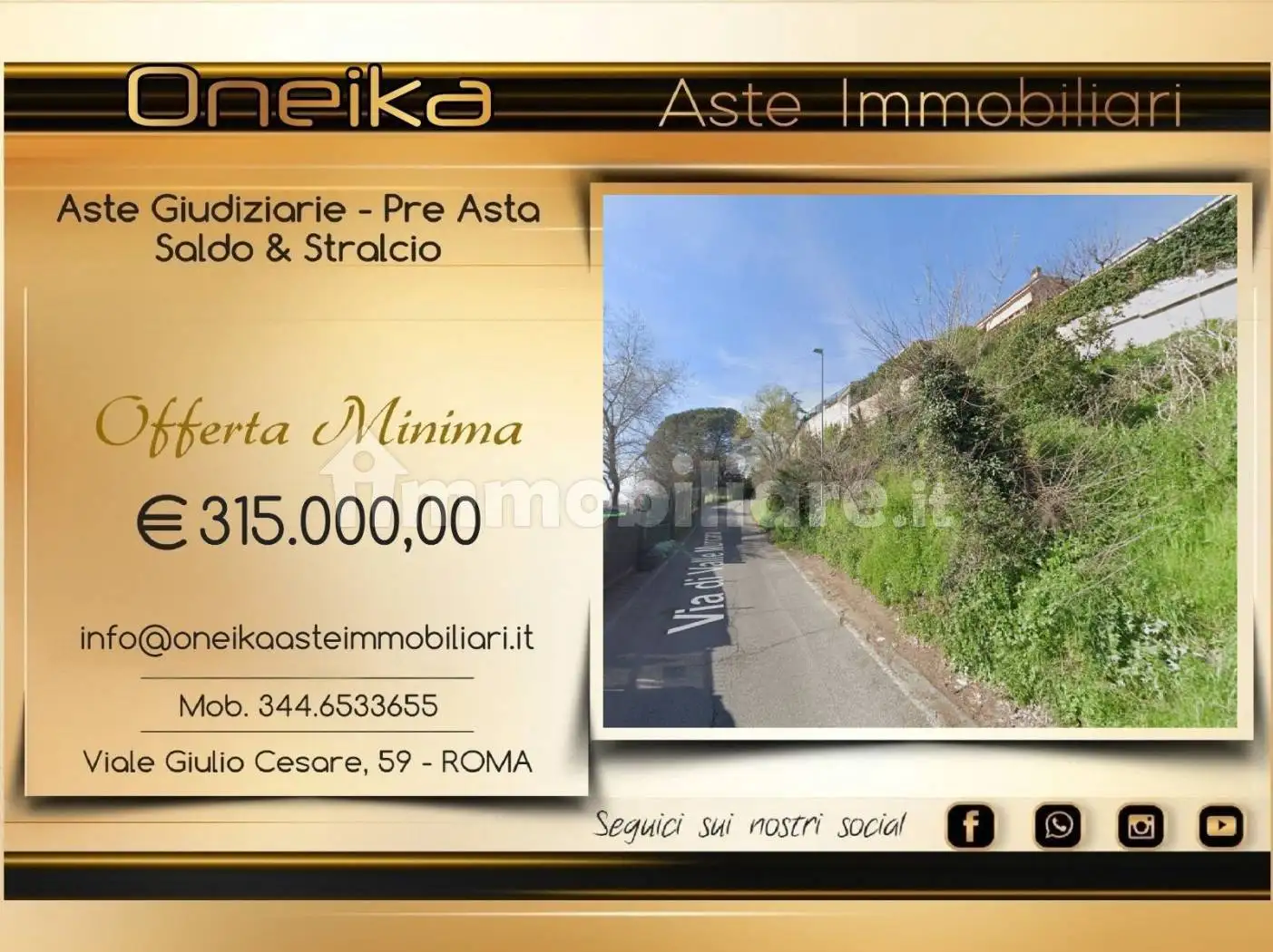 Appartamento in asta a Roma