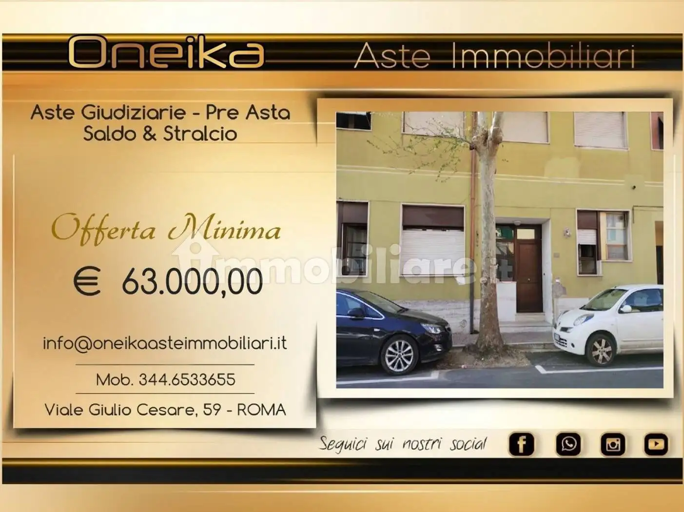 Appartamento in asta a Cascina