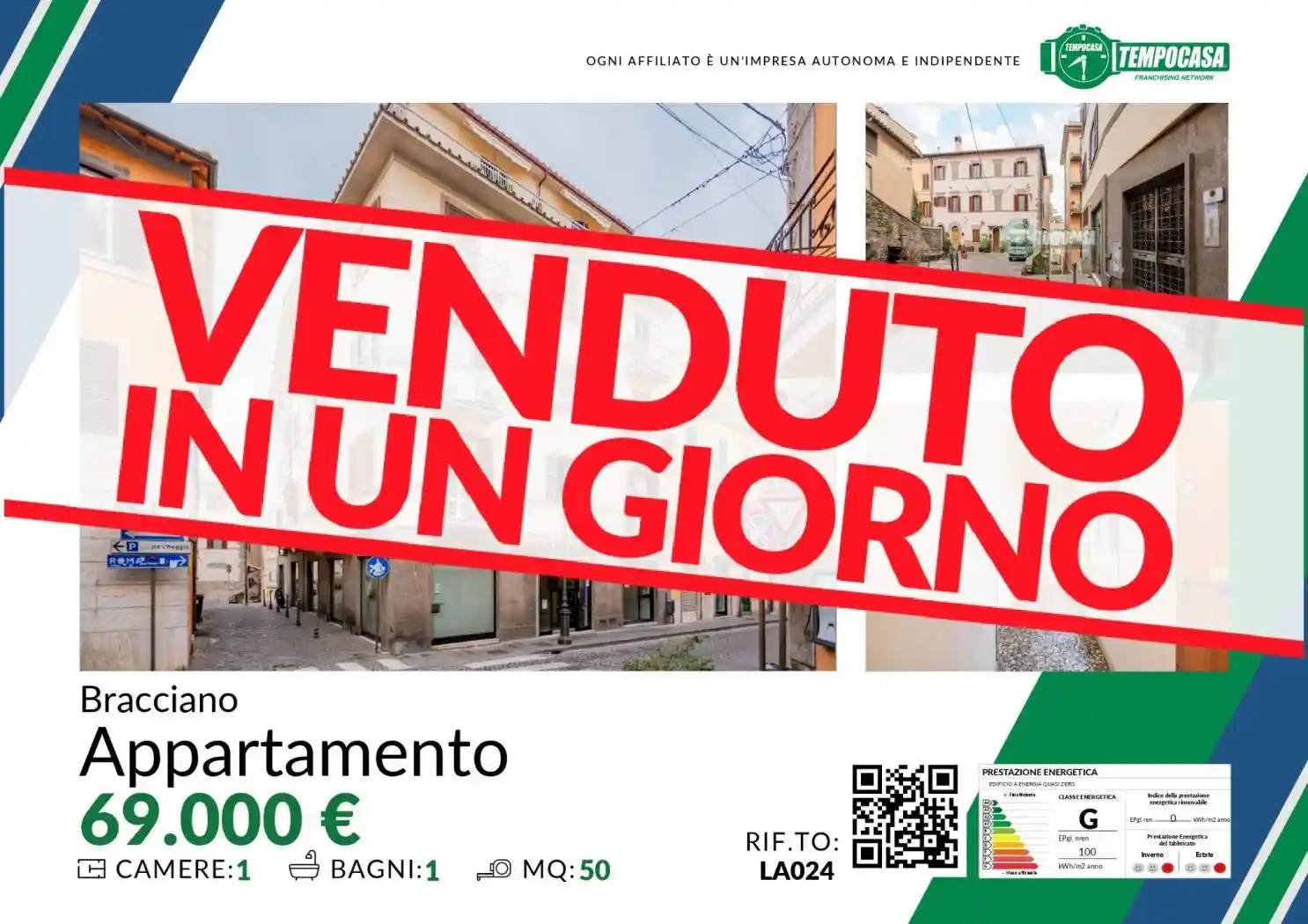 Appartamento in vendita a Bracciano
