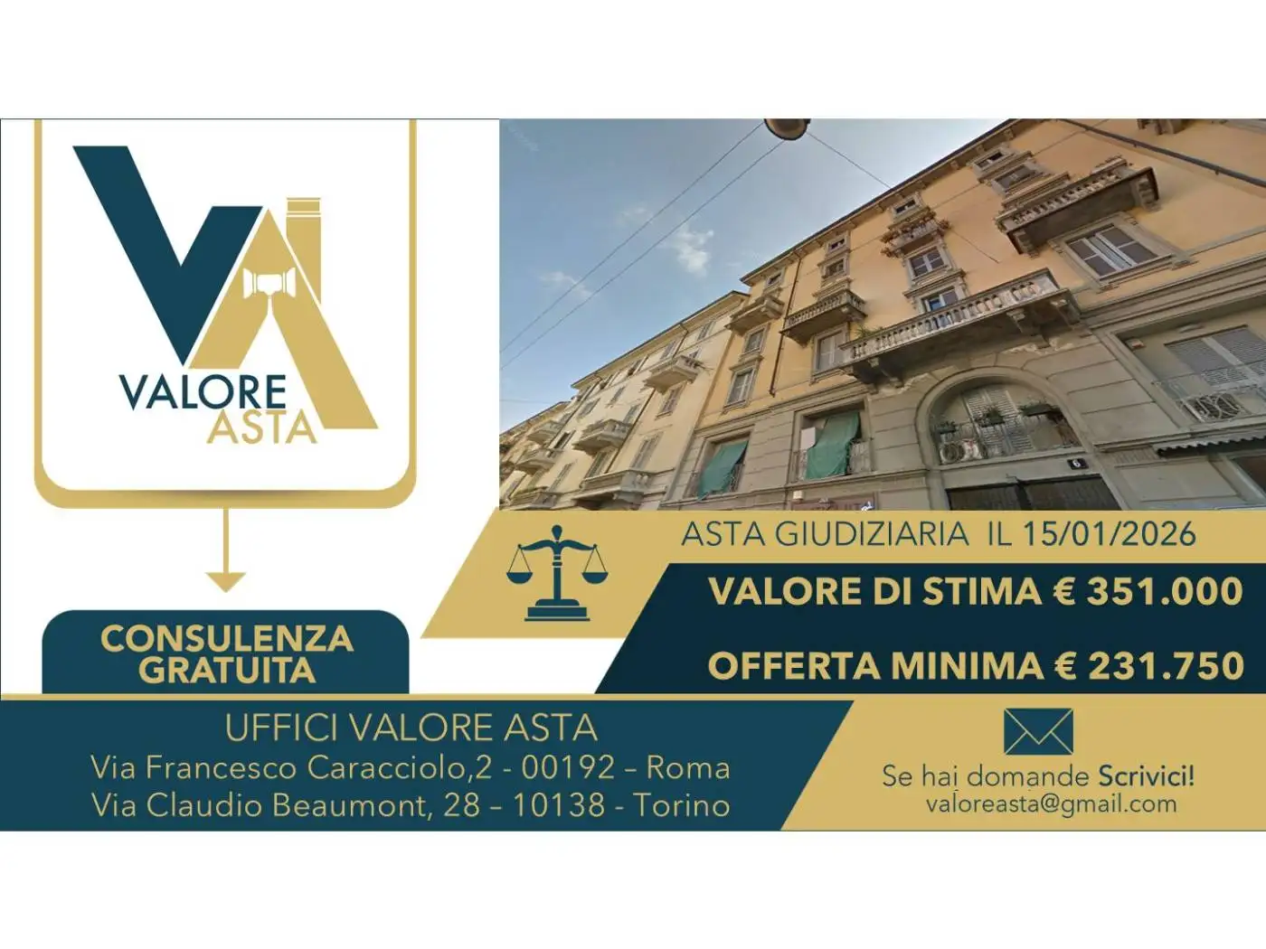 Appartamento in asta a Milan