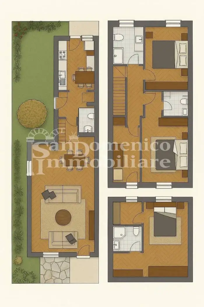 Casa indipendente in vendita a Cascina