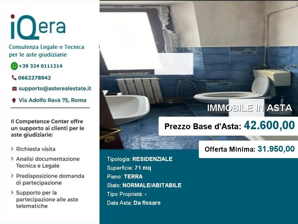 Appartamento in asta a Rosora