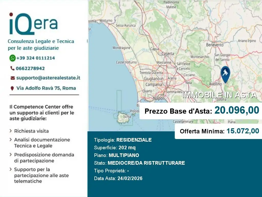 Appartamento in asta a Taurasi