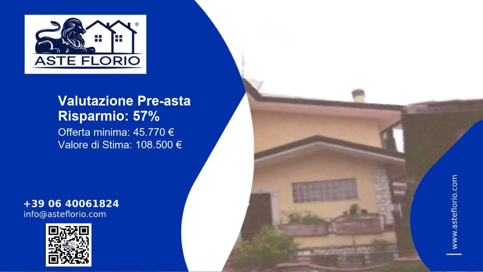 Villa in asta a Maenza