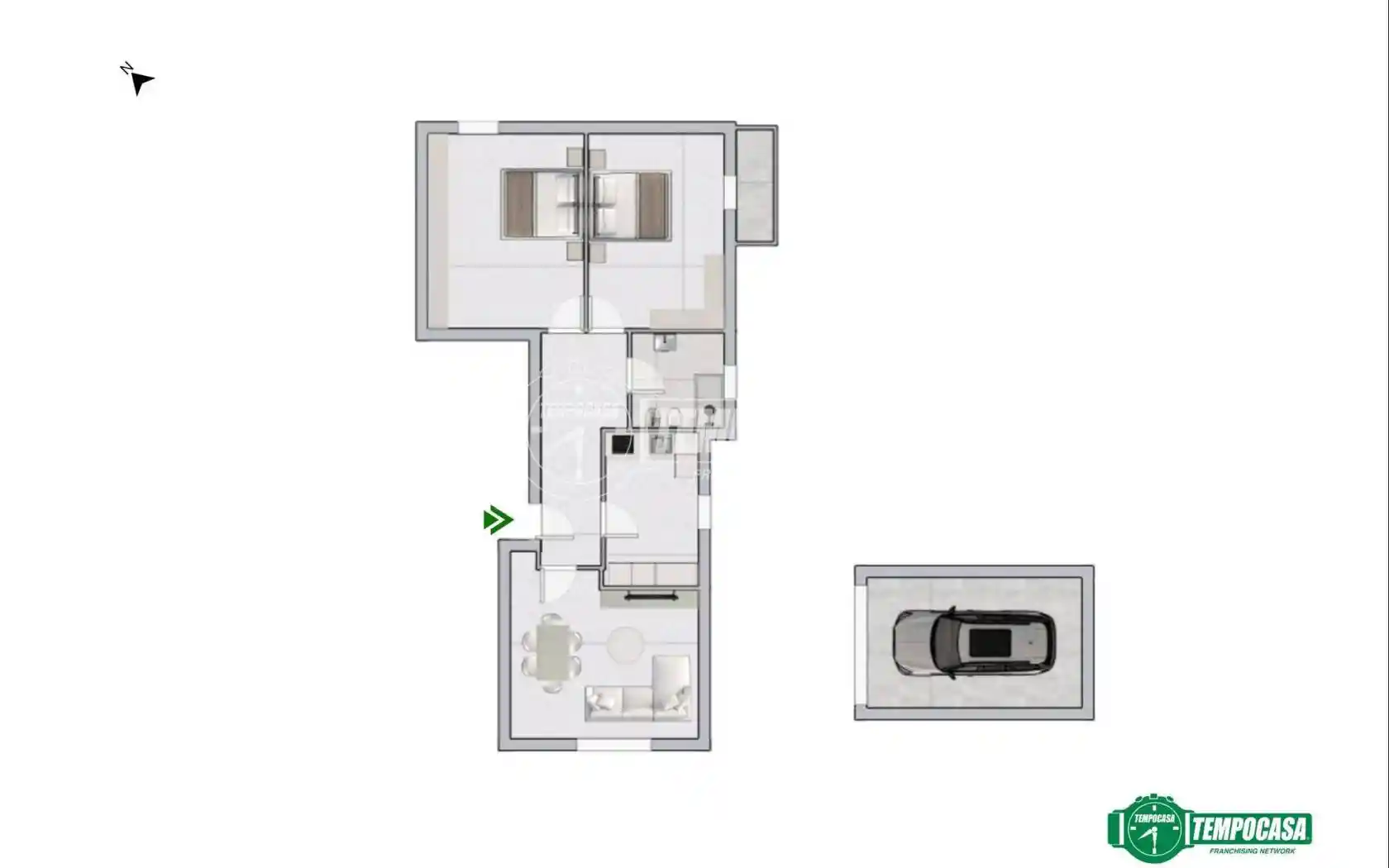 Quadrilocale buono stato, secondo piano, Via Dario Campana, Rimini - foto 2