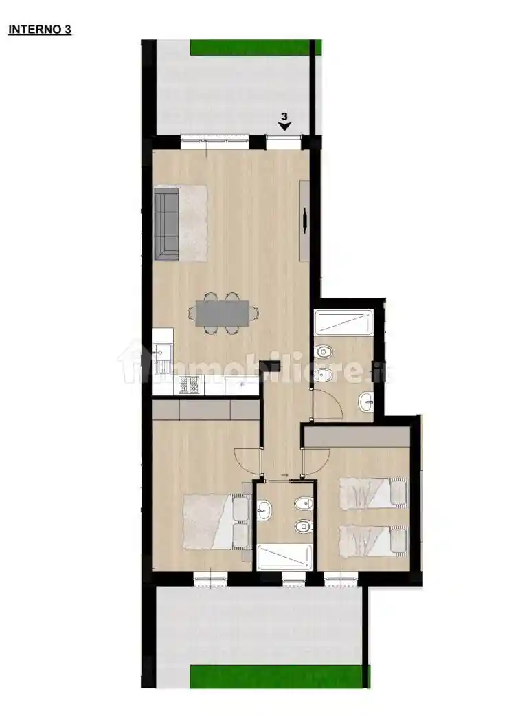 Villa a schiera via Monviso, San Giacomo, Santa Barbara, Nettuno - foto 4