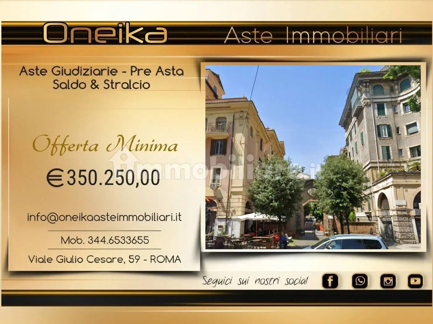 Appartamento in asta a Roma