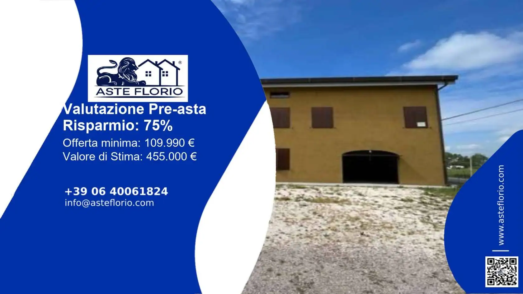 Villa in asta a Quistello