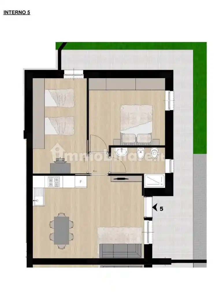 Villa a schiera via Monviso 77, San Giacomo, Santa Barbara, Nettuno - foto 5