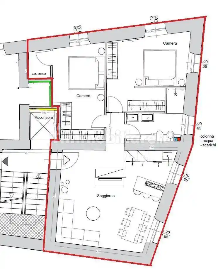 Appartamento in vendita a Massa