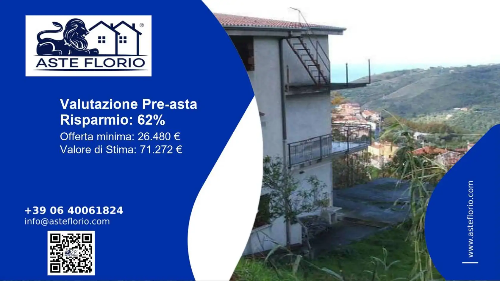 Appartamento in asta a Buonvicino