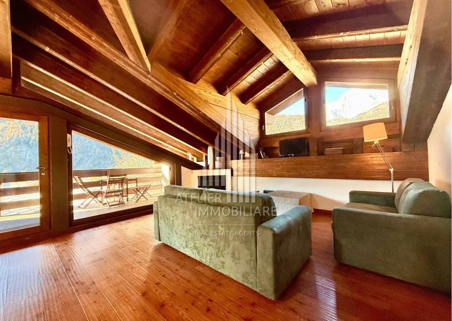 Mansarda 91 m² con terrazza, Courmayeur - foto 2