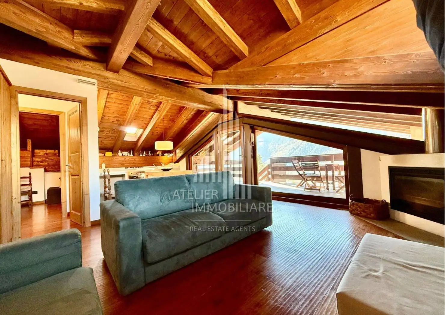 Mansarda 91 m² con terrazza, Courmayeur - foto 3