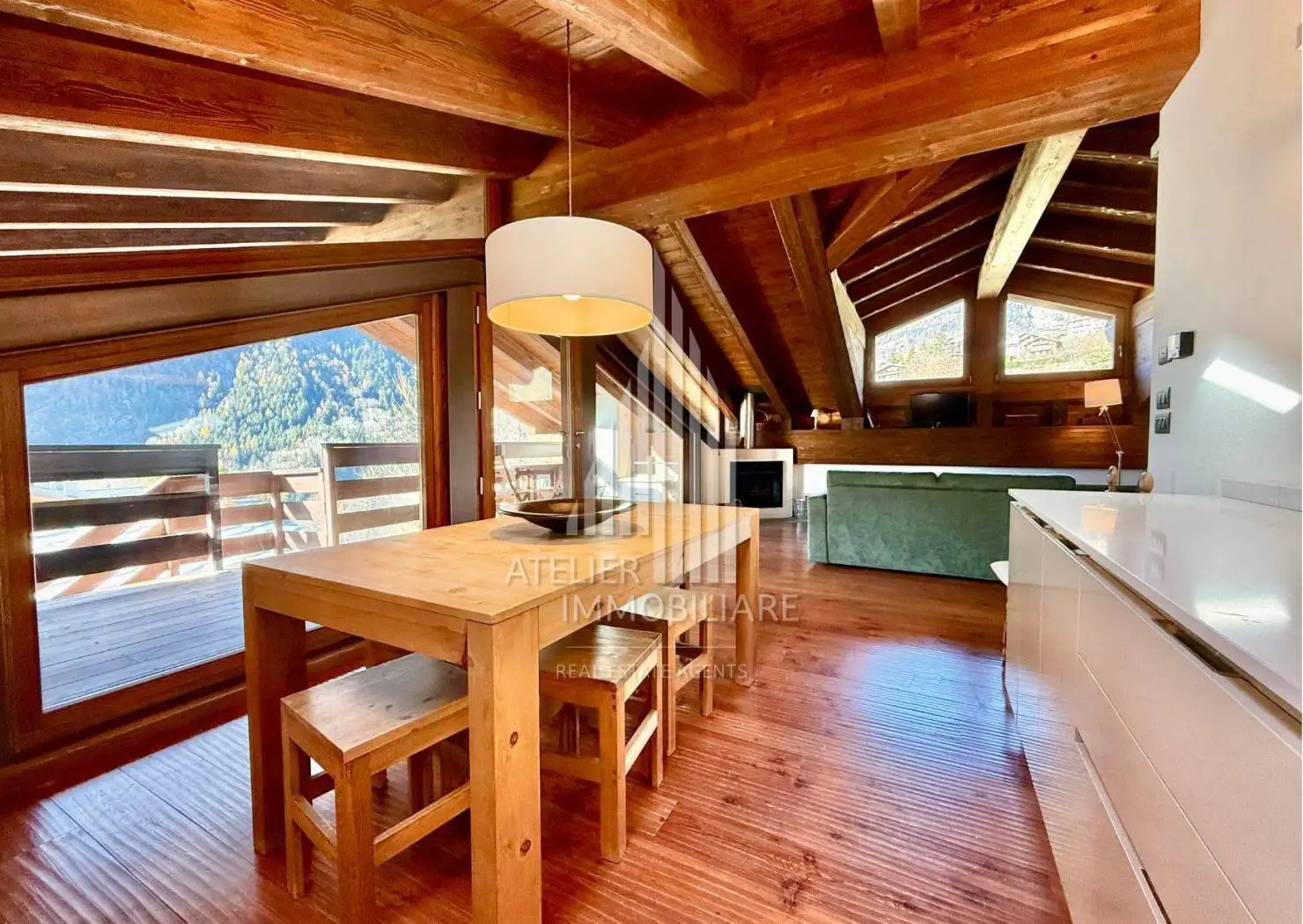 Mansarda 91 m² con terrazza, Courmayeur - foto 5