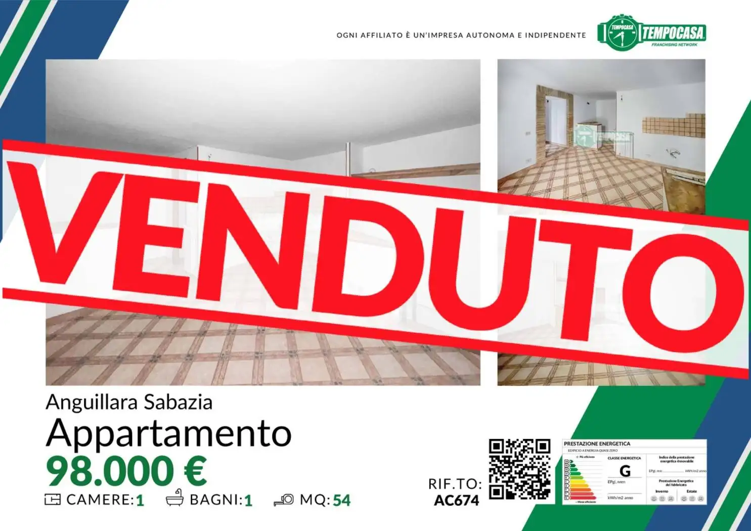 Appartamento in vendita a Anguillara Sabazia