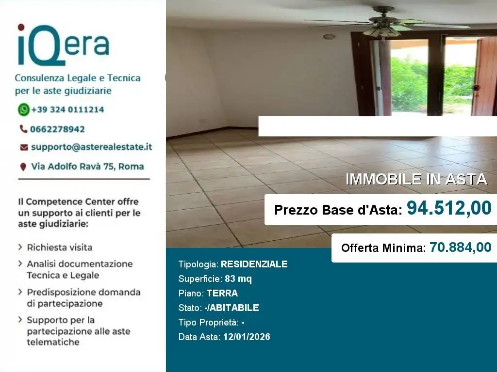 Appartamento in asta a Prata di Pordenone