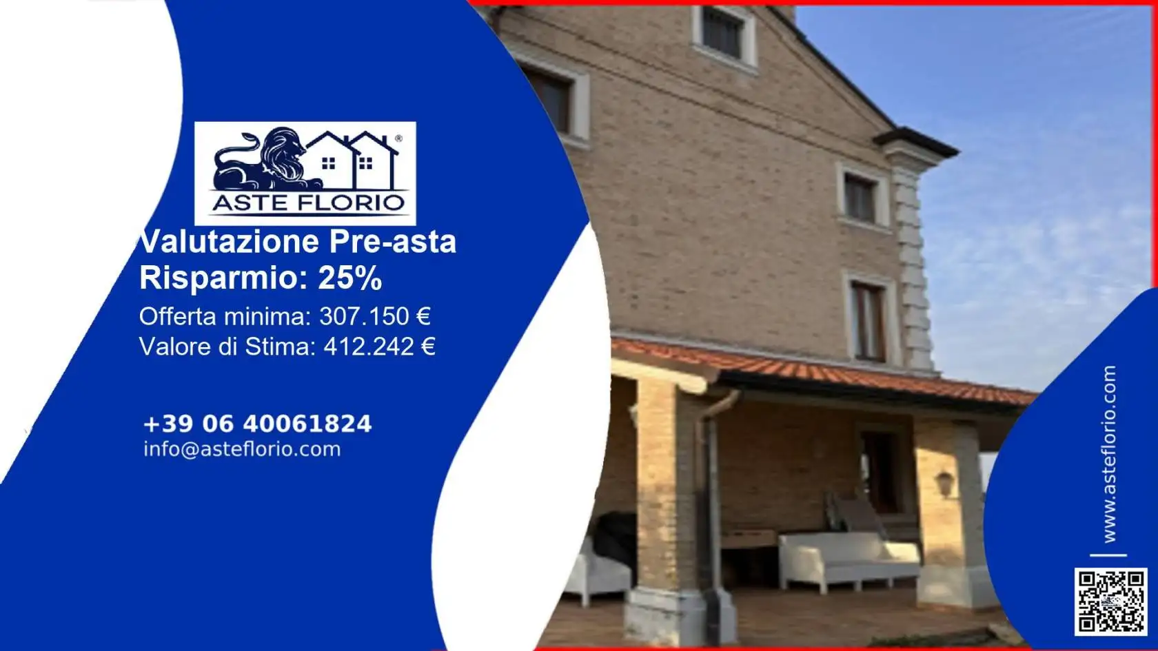 Villetta a schiera in asta a Montegiorgio