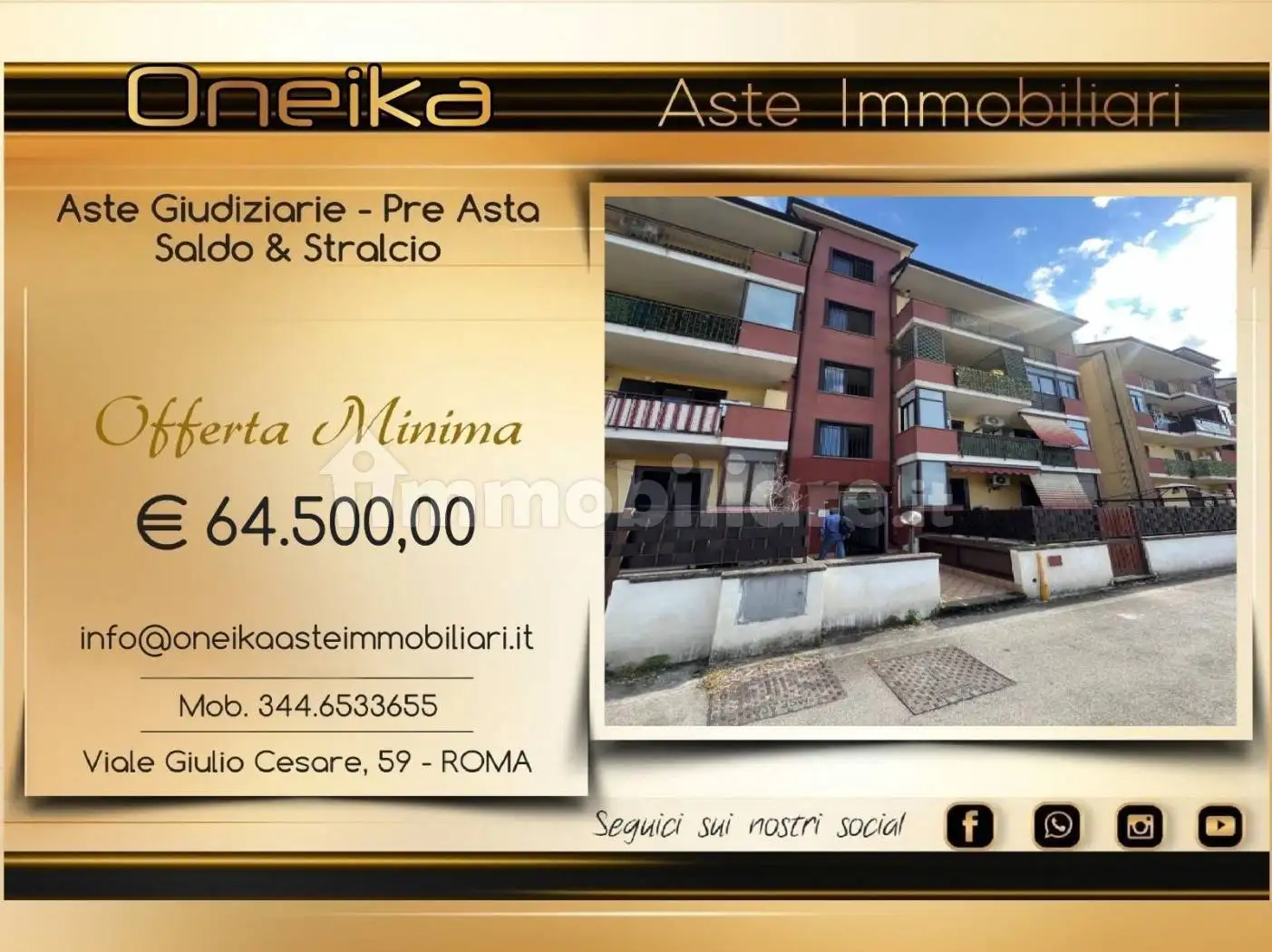 Appartamento in asta a Cesa