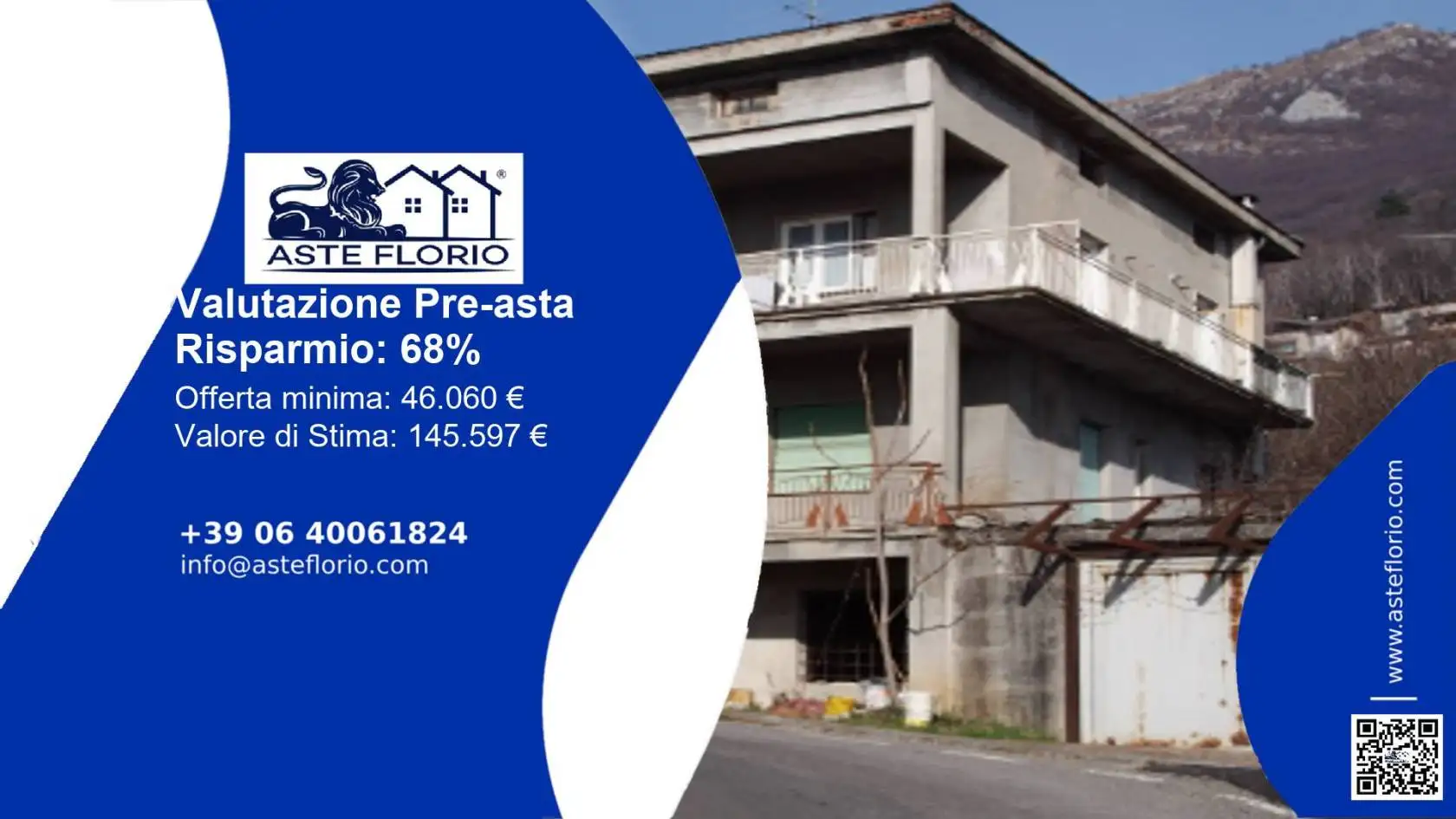 Villa in asta a Almenno San Bartolomeo