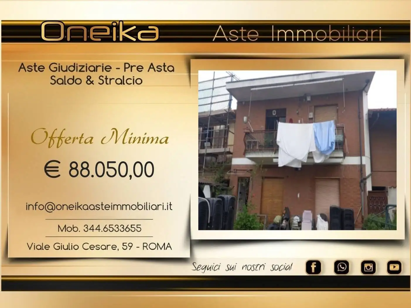 Appartamento in asta a Piobesi Torinese