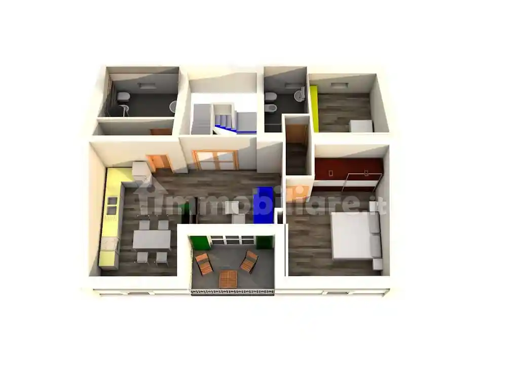 Mansarda viale Milite Ignoto 92, Orti, Alessandria - foto 4