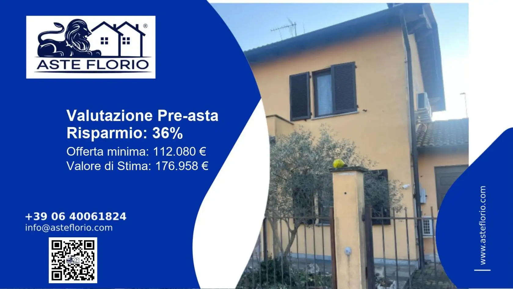 Villa in asta a Alessandria