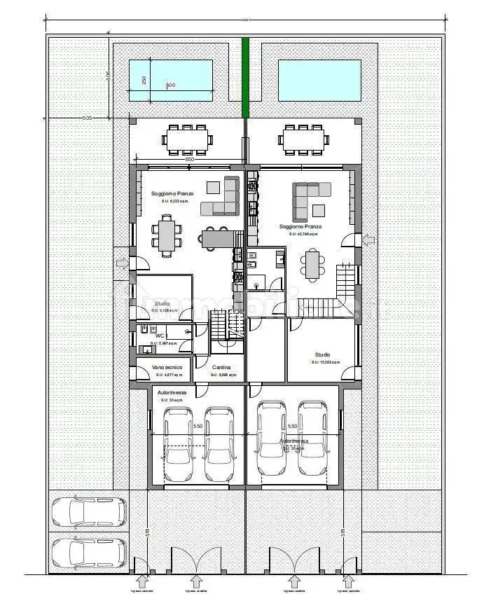 Villa bifamiliare, nuova, 472 m², Bomporto - foto 5