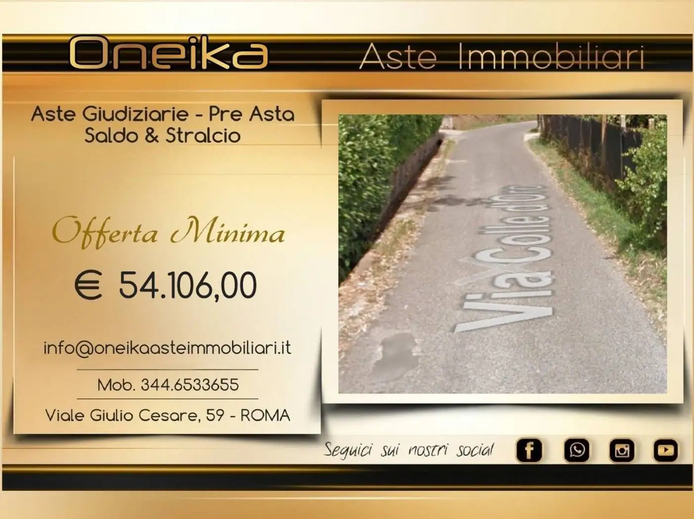 Villa in asta a Velletri