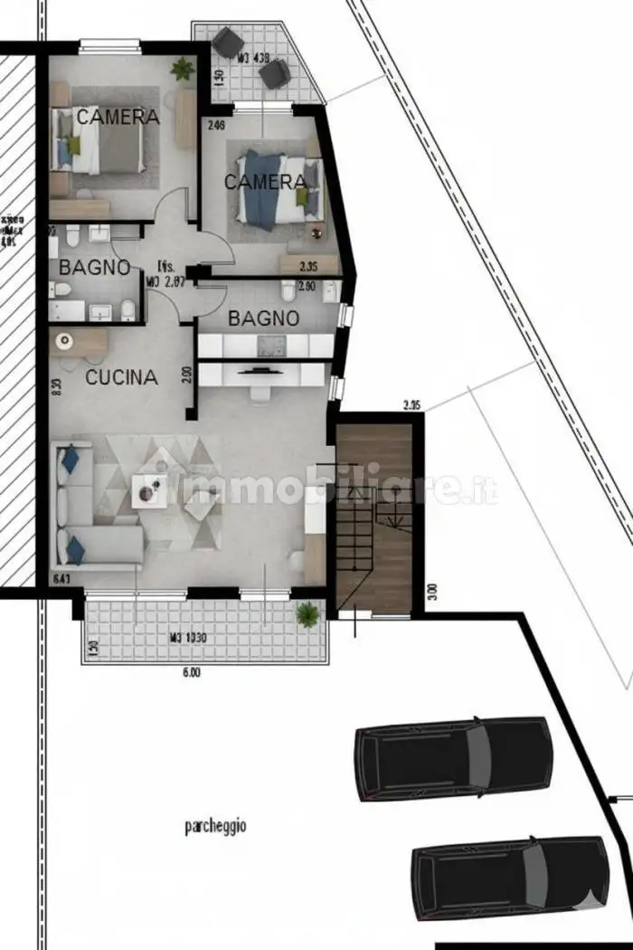 Trilocale via Massimo Rota, Carvico - foto 2