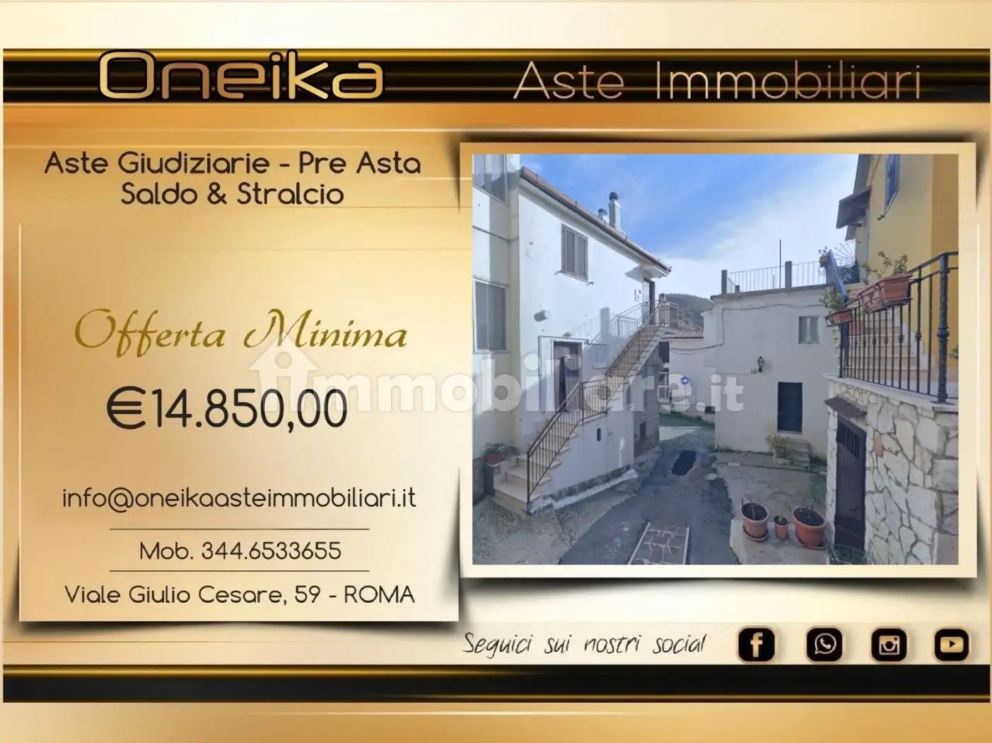 Appartamento in asta a Monteflavio