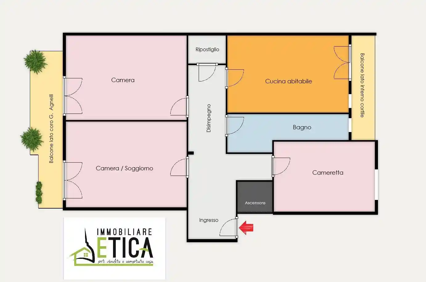 Appartamento in vendita a Torino