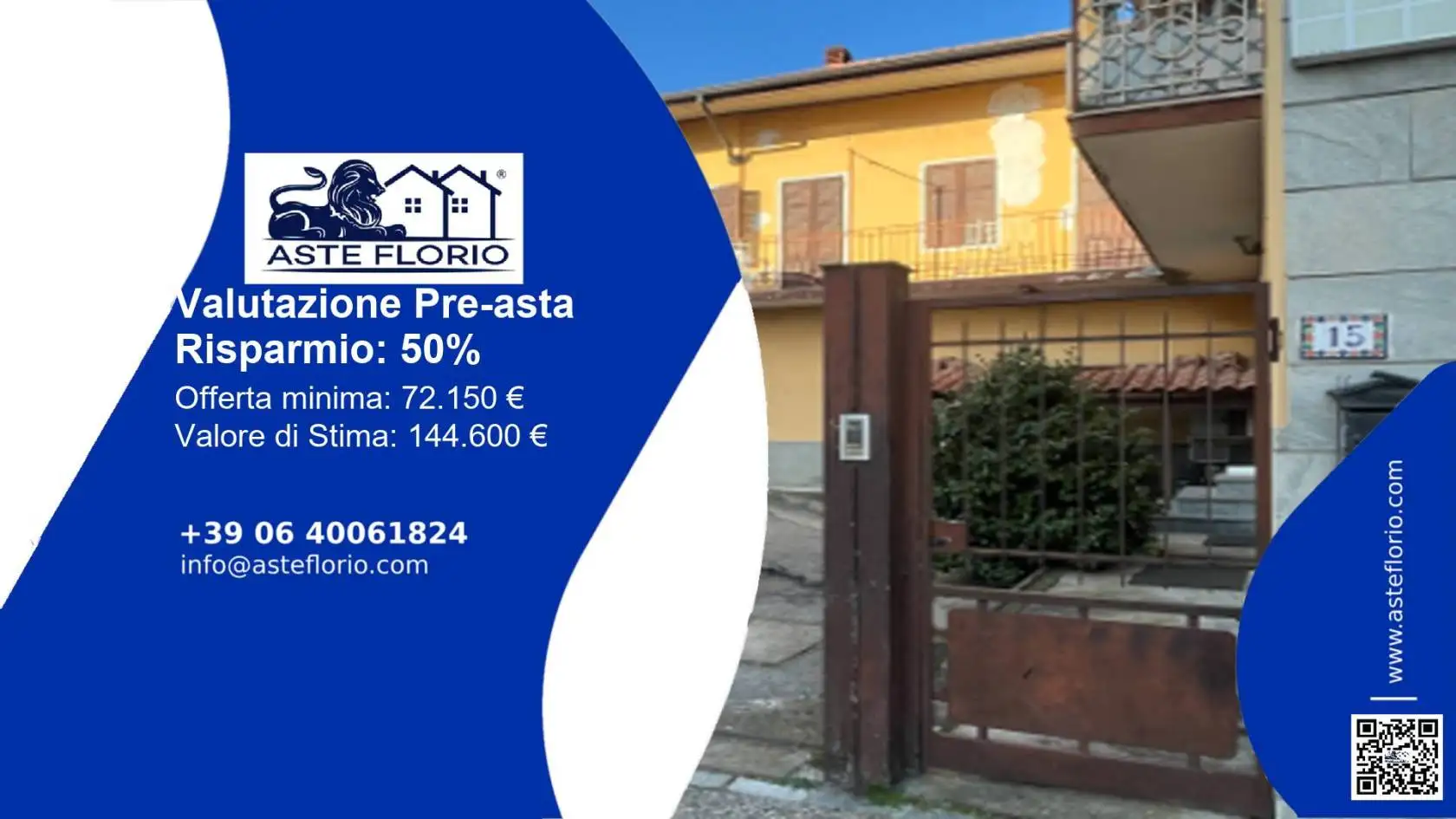 Appartamento in asta a Rovasenda