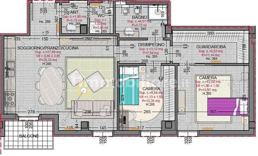 Appartamento in affitto a Pesaro