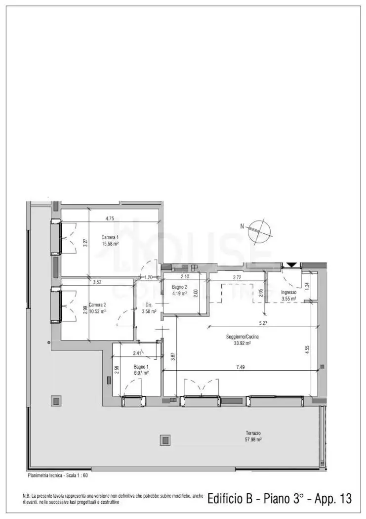 Trilocale via Filippo Turati 1, Centro, Biassono - foto 2