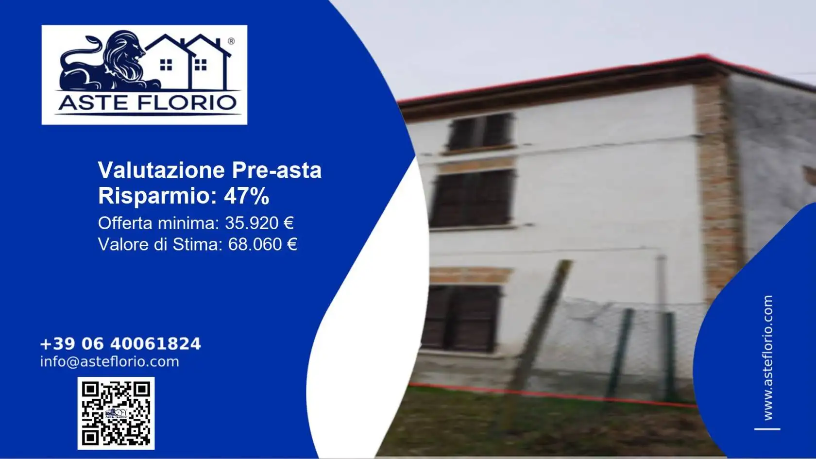 Villa in asta a Robecco Pavese