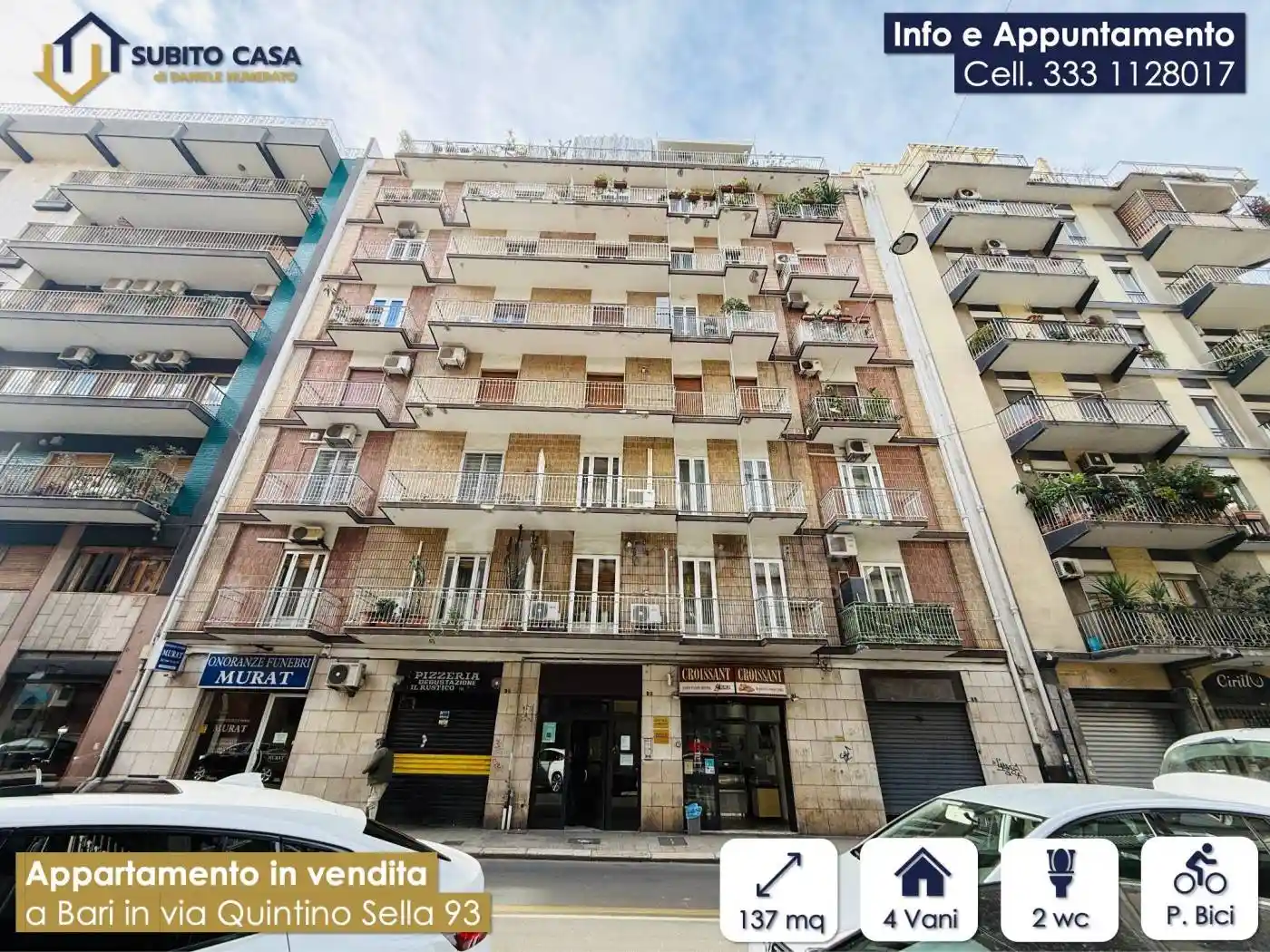 Appartamento in vendita a Bari