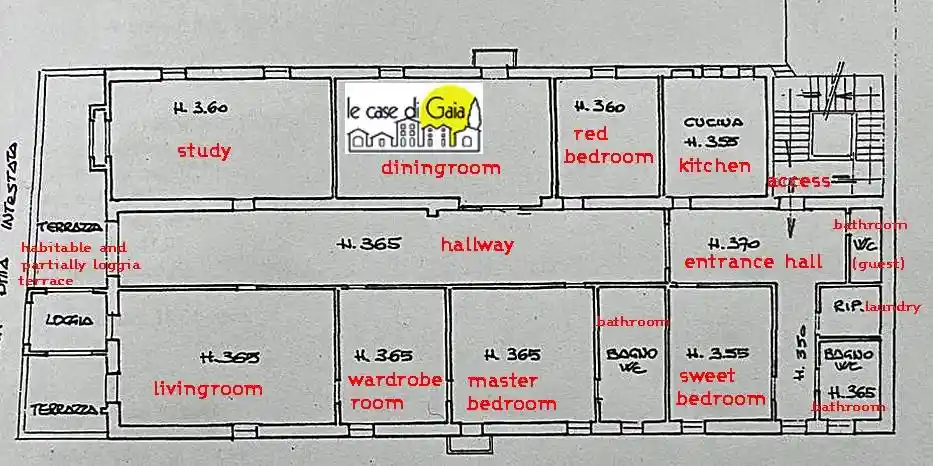 Appartamento via di Bellosguardo 5, Marignolle - Bellosguardo, Firenze - foto 3