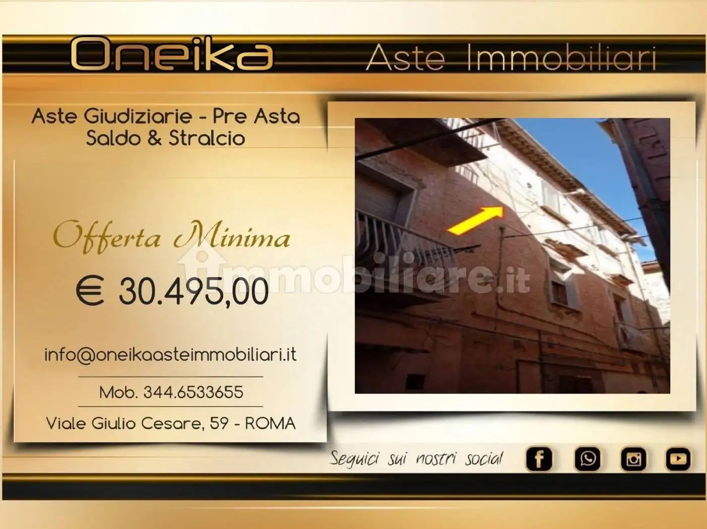 Appartamento in asta a Sessa Aurunca