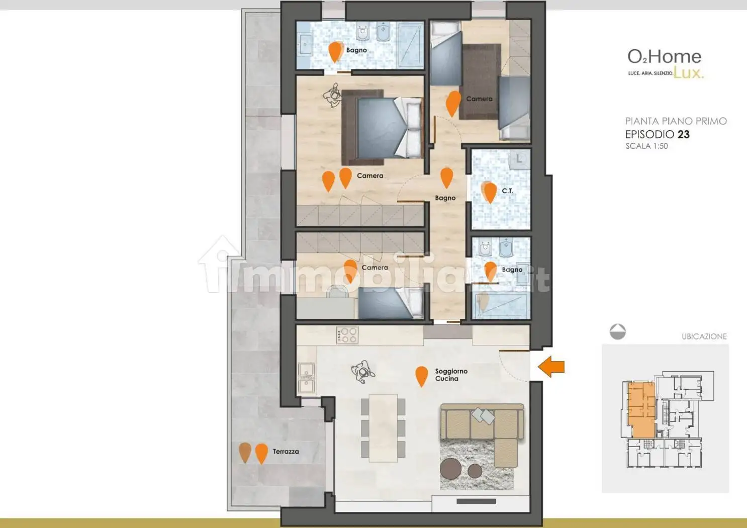 Appartamento nuovo, primo piano, Centro, Bolzano Vicentino - foto 2