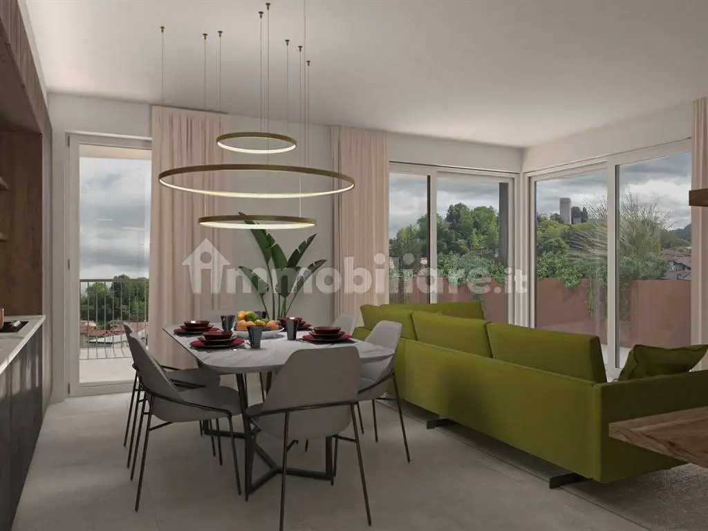 Trilocale via Mazzini 20, Centro, Cisano Bergamasco - foto 4