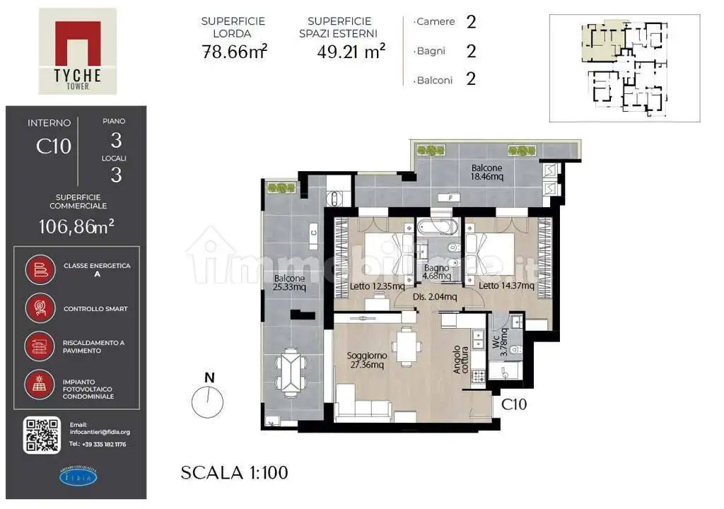 Appartamento in vendita a Pescara
