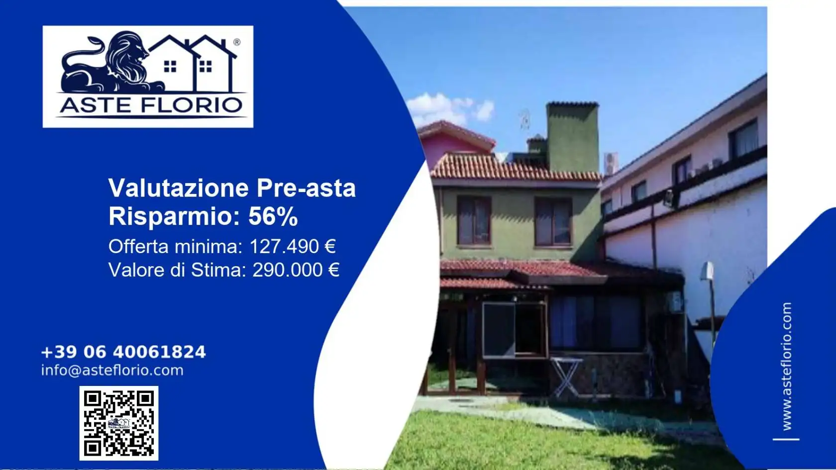 Villa in asta a Palermo