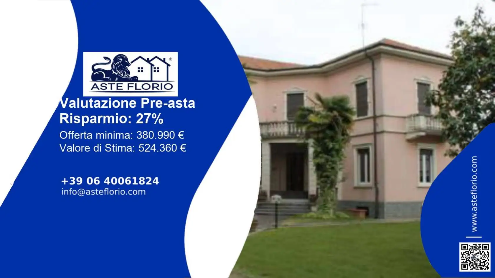 Villa in asta a Gallarate