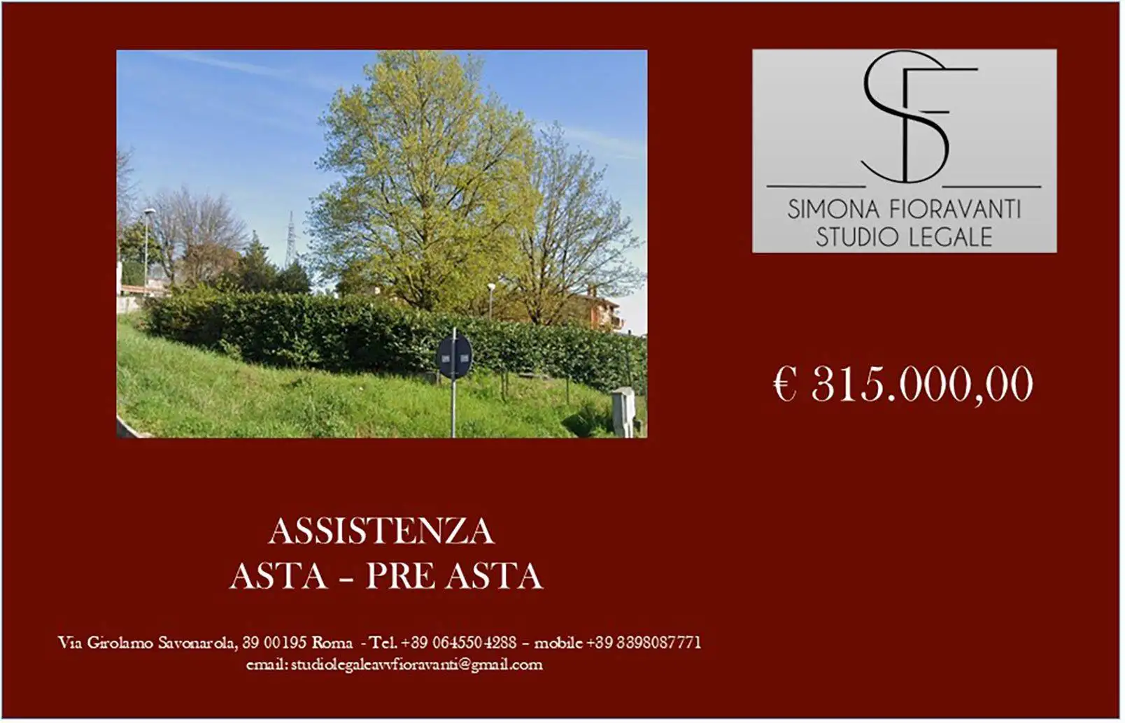 Villetta a schiera in asta a Roma