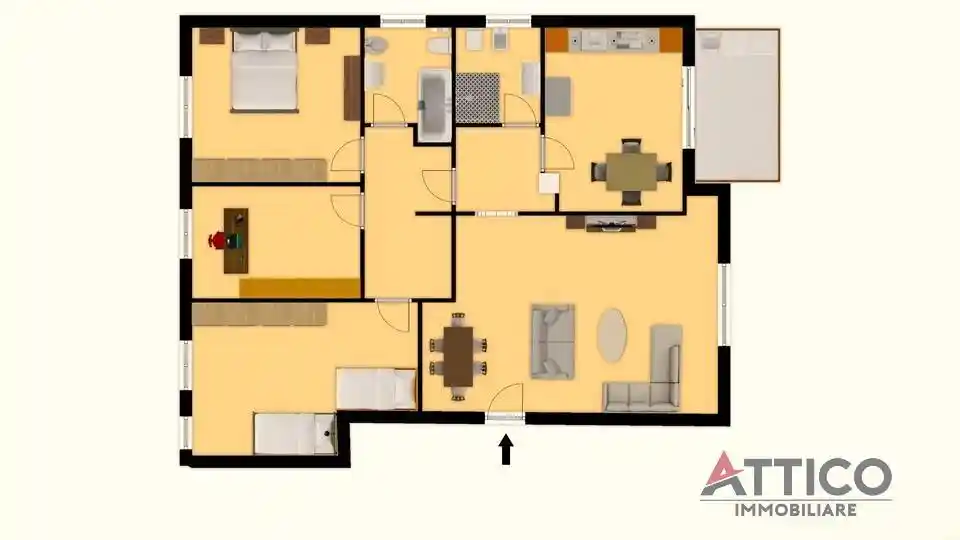 Appartamento via Ugo La Malfa 38, Carbonazzi - Acquedotto, Sassari - foto 4